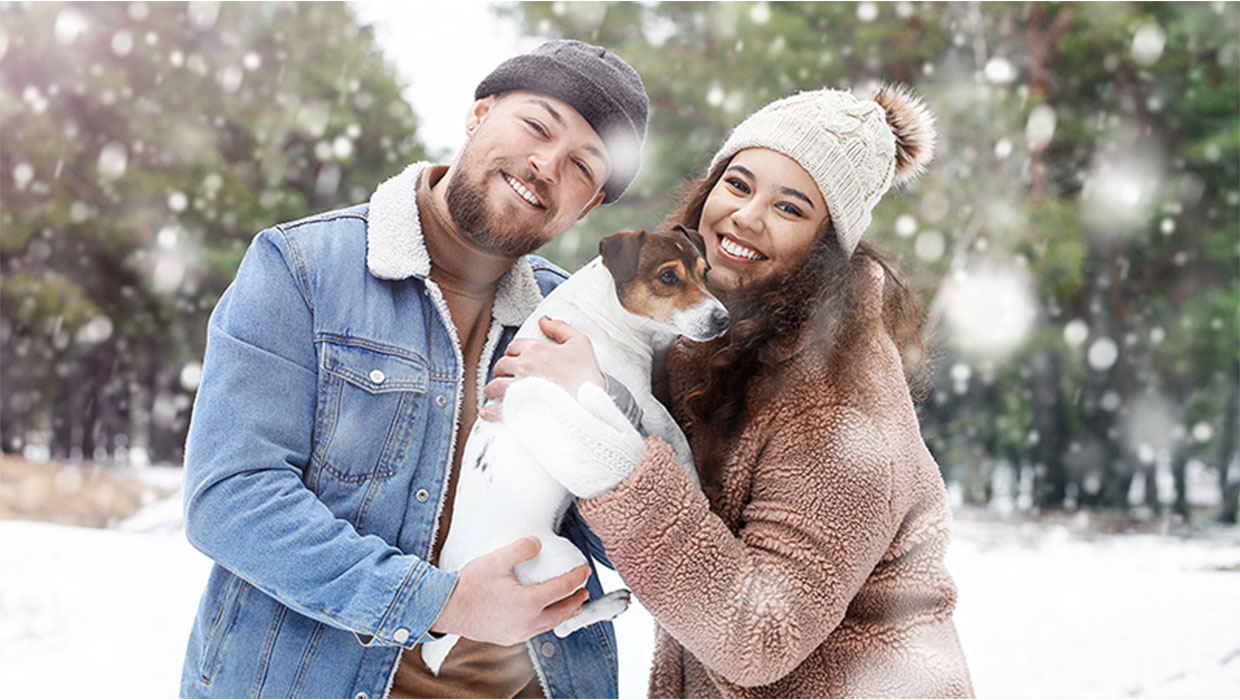 make it snow in photoshop
