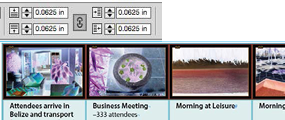 Table cells as shown above highlighted, with area of control panel showing table insets. All four set to 0.0625 in.