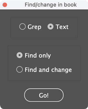 InDesign script to Find/Change all Book documents