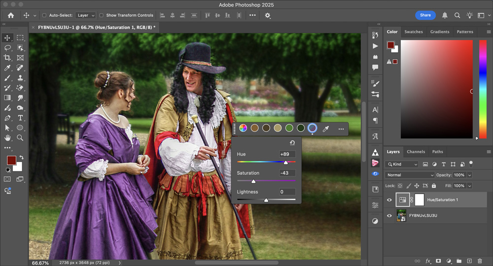 New features in Photoshop 2025: automatic color interpretation