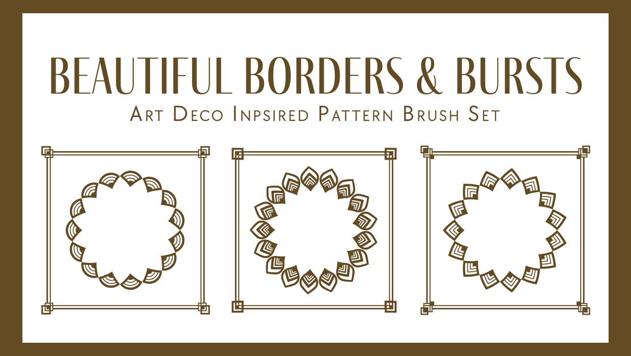 Art Deco Borders and Bursts