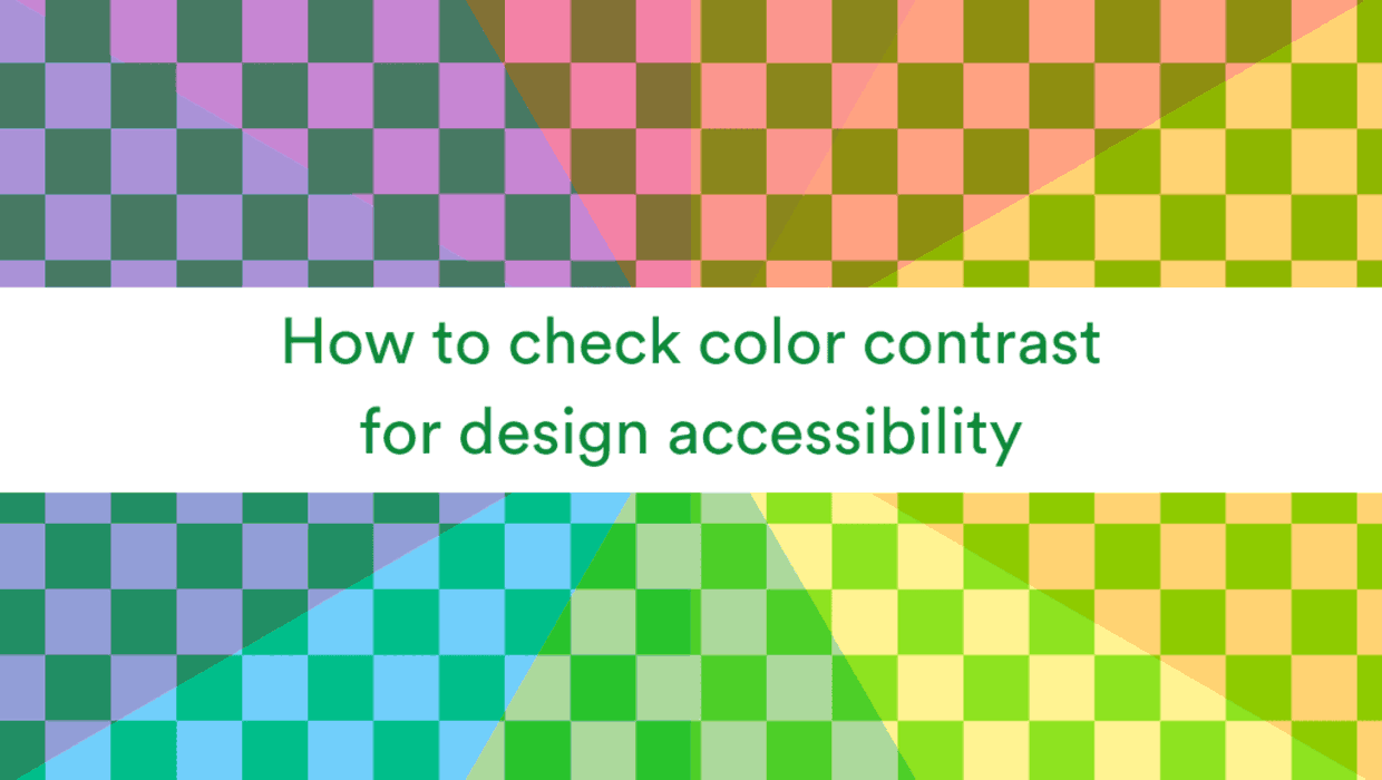 How to check color contrast for design accessibility