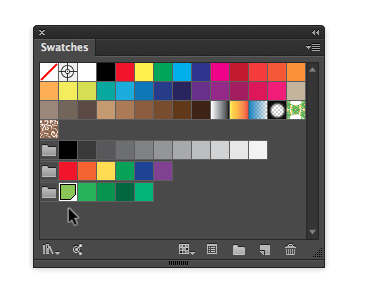 Illustrator Swatches panel