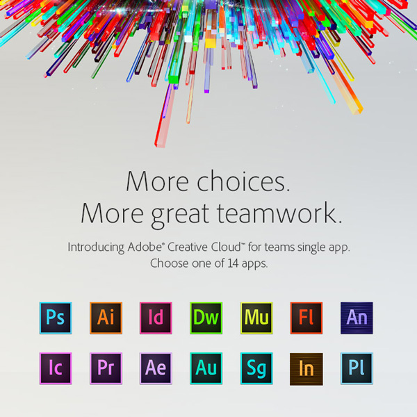 Creative Cloud for Teams Single App Creative Cloud for Teams Single App