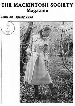 Cover of Mackintosh Society Magazine