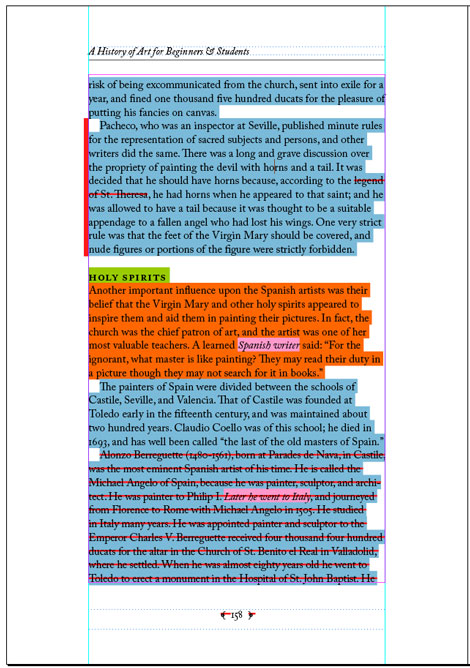StyLighter applied to InDesign document