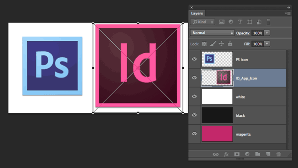 a new Photoshop Smart Object layer