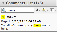 Comment List Comment List
