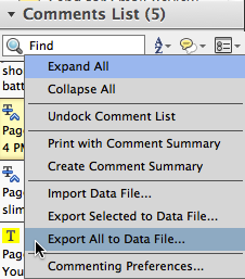 Export FDF Export FDF
