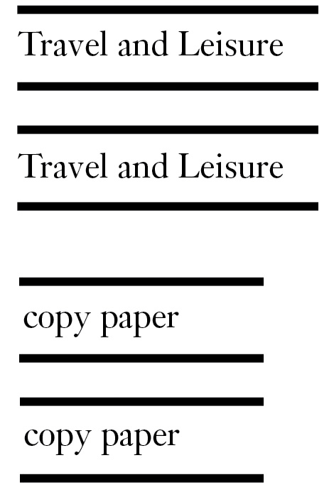 tables
