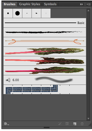 brushes panel