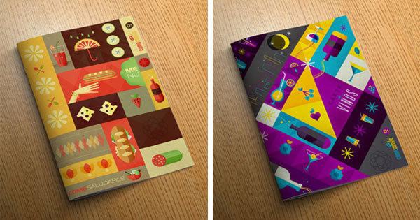 These illustrations are fun and lively.