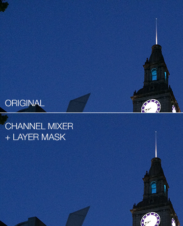 The final before and after result, hardly any difference noticeable but with less ink.