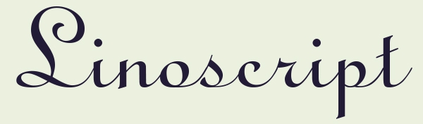 Linoscript typeface