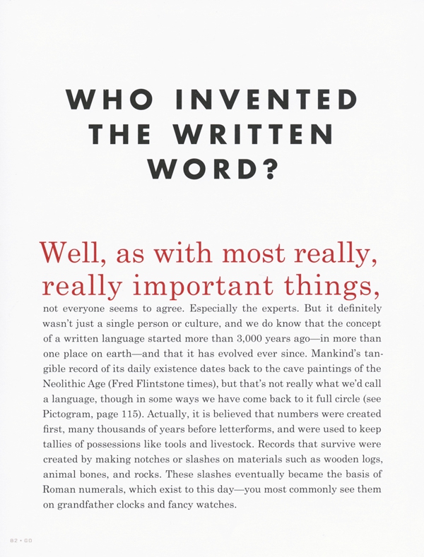 Book page set in Century Schoolbook typeface