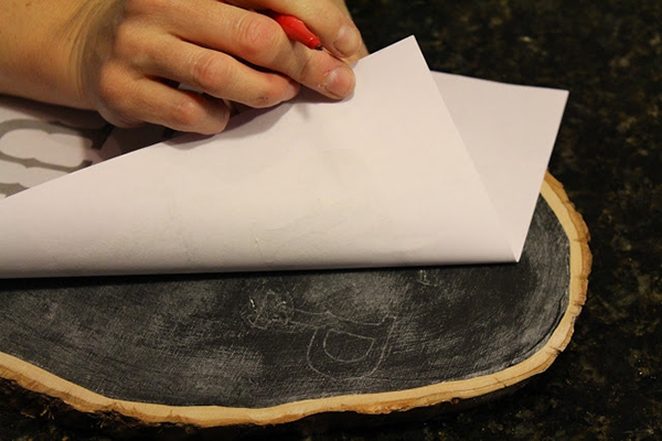 Transfer Chalk to Chalkboard
